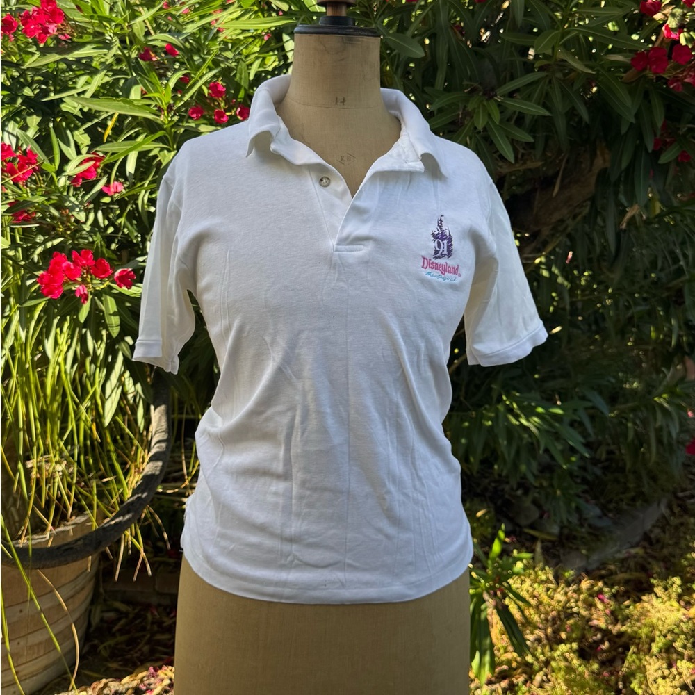 White Disneyland Polo Shirt